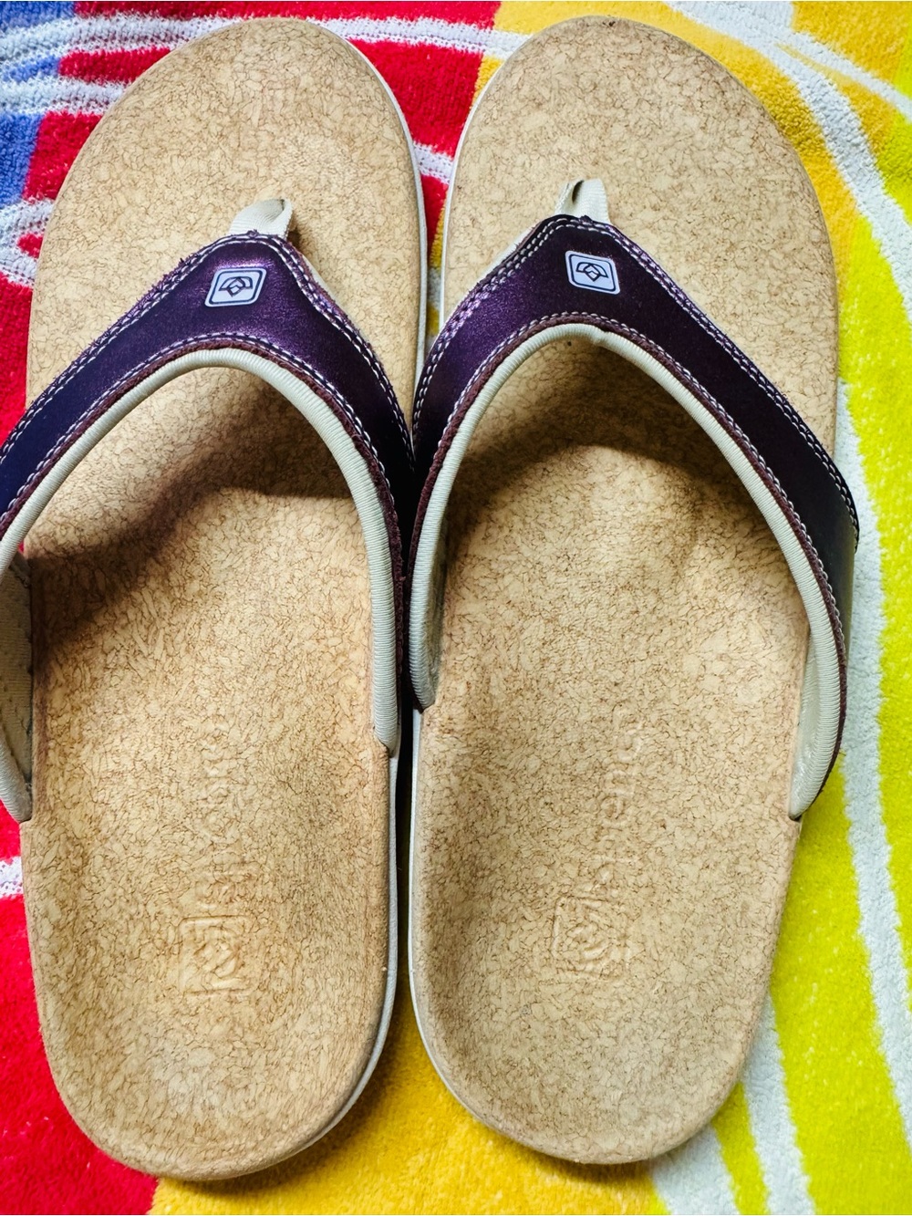 Spenco Women's Yumi
Metallic Rose Purple Flip Flop Sandals - Picture 2 of 6